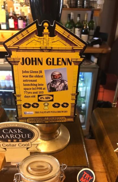 John Glenn 4.0%, Falstaff Brewery, England