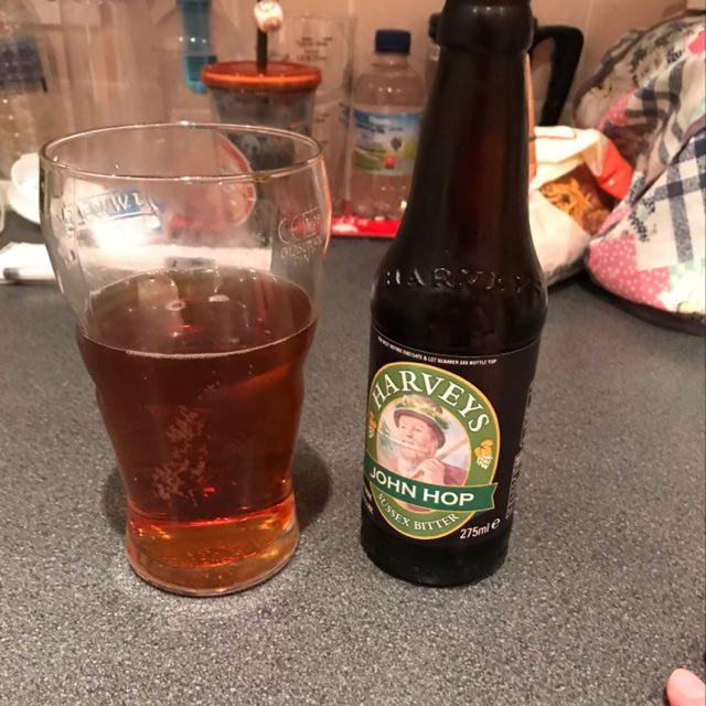 John Hop 1.0%, Harvey's Brewery, England