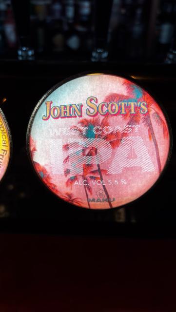John scott's west coast ipa, John Scott's Brewery