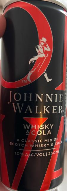 Johnnie Walker Whisky & Cola 10.0%, Diageo operations italy s.p.a, Italy
