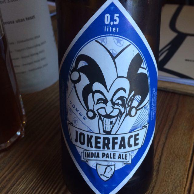Jokerface India Pale Ale 6.3%, Legenda Sörfőzde, Hungary