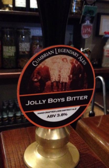 Jolly Boys Bitter 3.8%, Cumbrian Ales, England