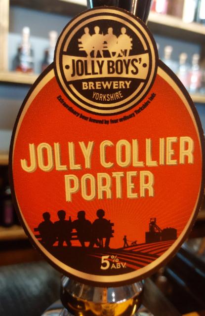 jolly collier porter 5.0%, Jolly Boys Brewery Ltd, England