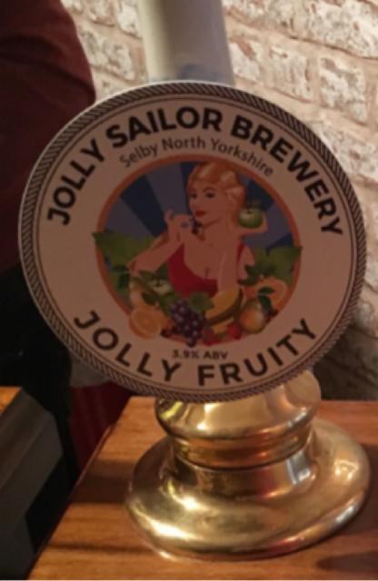 Jolly Fruity 3.9%, Jolly Sailor Brewery, England