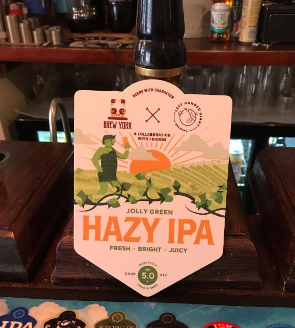 Jolly Green Hazy IPA 5.0%, Brew York, England