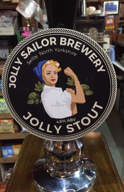 Jolly Stout 4.5%, Jolly Sailor Brewery, England