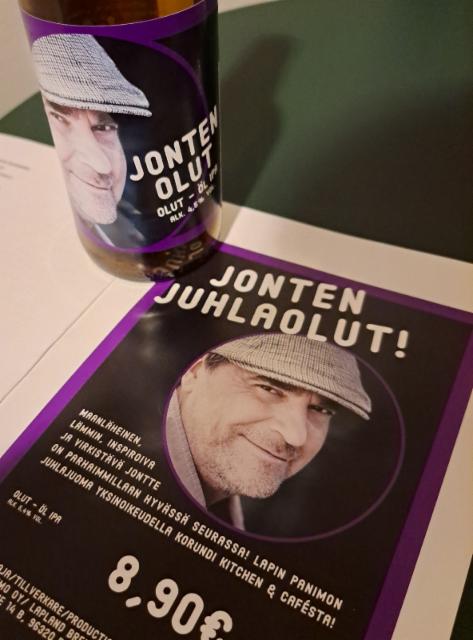 Jonten Olut 4.5%, Lapin Panimo, Finland