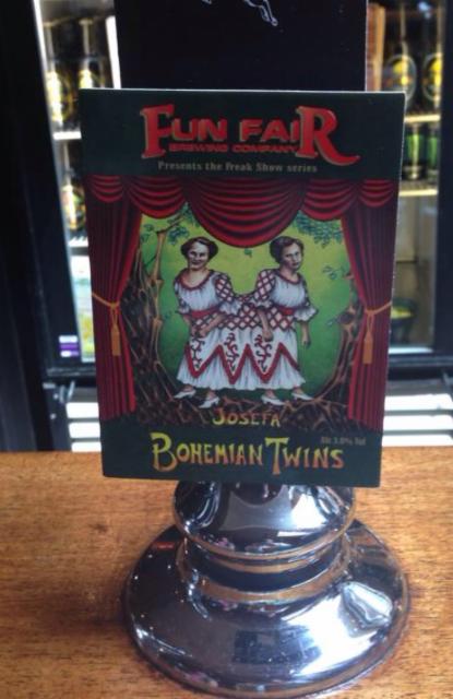 Josefa Of The Bohemian Twins 3.8%, Funfair Brewing Company, England