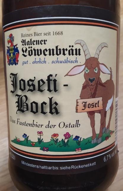 Josefi-Bock 6.7%, Aalener Löwenbrauerei, Germany