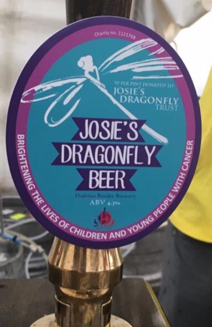 Josie's Dragonfly Beer 4.3%, The Hadrian Border Brewing Co, England