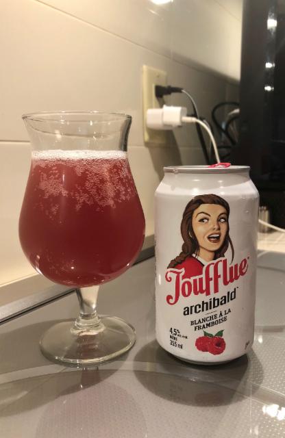 Joufflue Framboise 4.5%, Microbrasserie Archibald (AB InBev), Canada