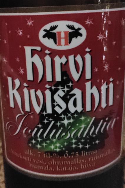 Joulusahti 7.0%, Hollolan Hirvi, Finland