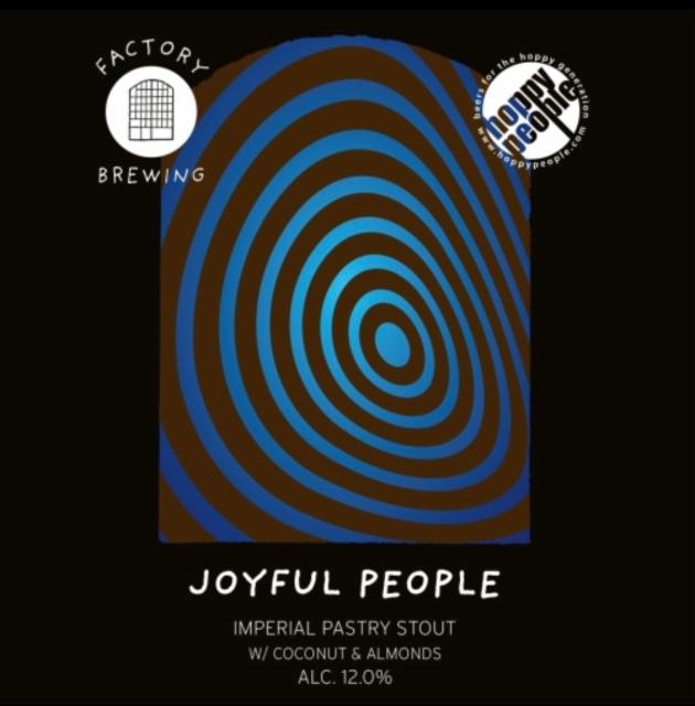 Joyful People (Coconut & Almonds) 12.0%, Factory Brewing, Finland