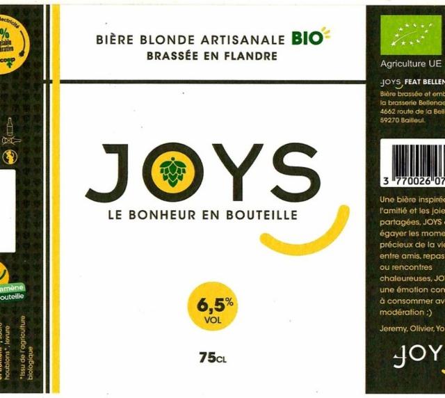 Joys Blonde, Brasserie Bellenaert