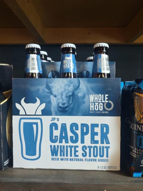 JPs Casper White Stout 6.0%, Whole Hog, United States