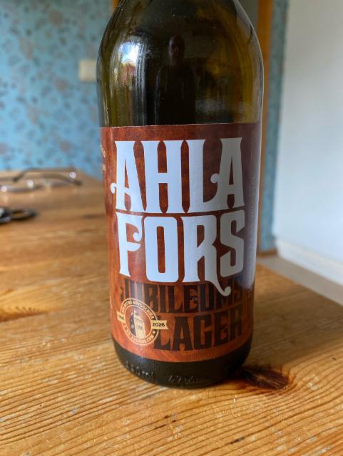 Jubileums lager 4.8%, Ahlafors Bryggerier, Sweden