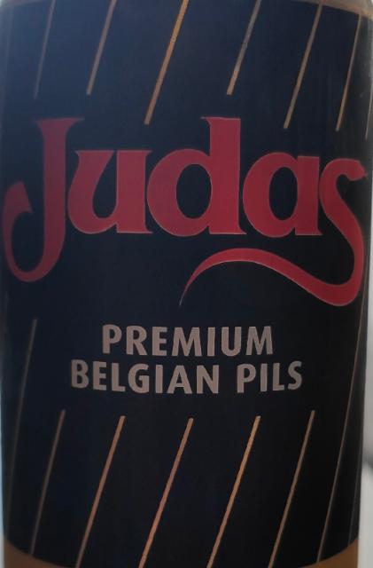 Judas Premium Belgian Pils 4.5%, Brouwerij Alken-Maes (Heineken), Belgium
