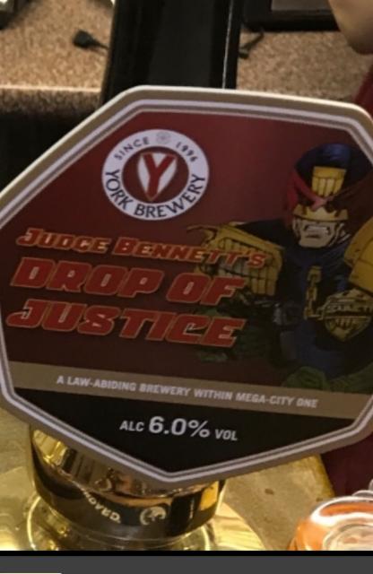 Judge Bennett's Drop Of Justice 6.0%, York Brewery, England