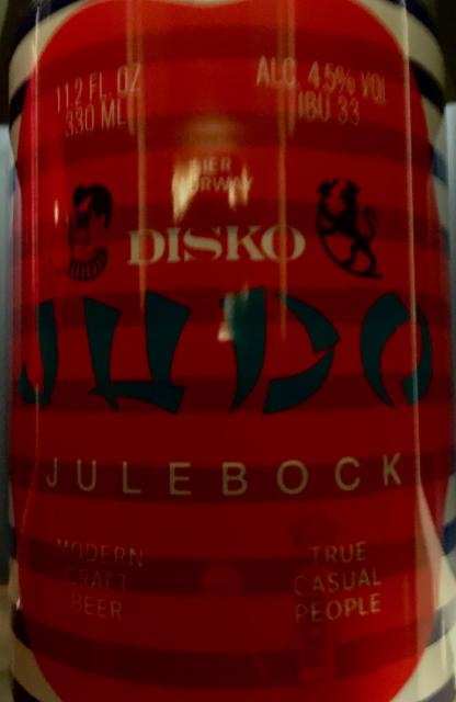 Judo Julebock 4.5%, Disko Brewing, Norway