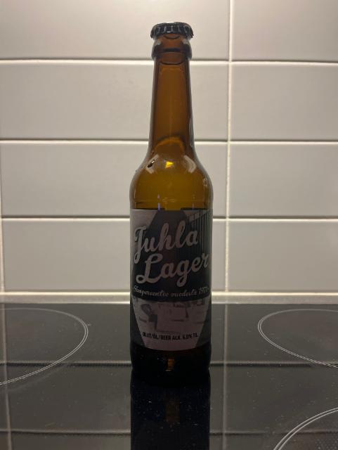 Juhla Lager 5.0%, Kimito Brewing, Finland