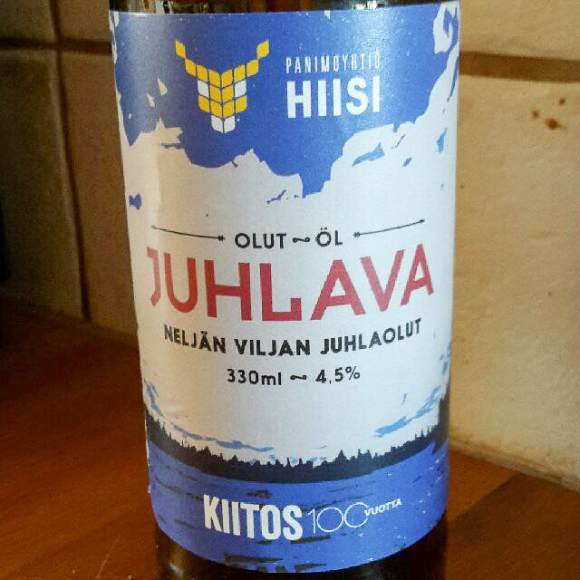 Juhlava 4.5%, Panimo Hiisi, Finland