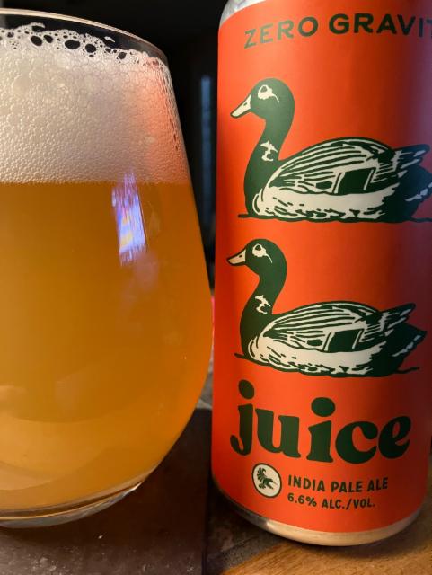 Duck Duck Juice 6.6%, Zero Gravity Craft Brewery, United States