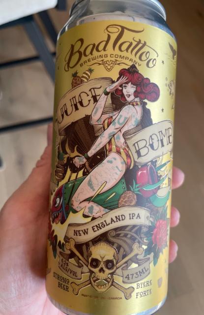 Juice Bomb 6.2%, Bad Tattoo Brewing, Canada