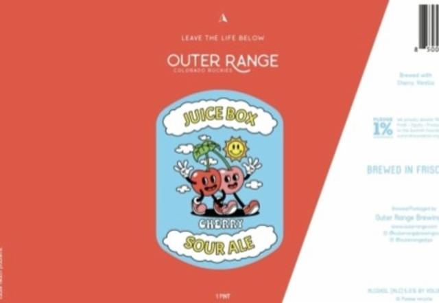 Juice Box - Cherry 4.5%, Outer Range Brewing Co. (France), France