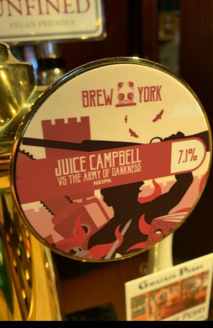 Juice Campbell vs The Army Of Darkness 7.1%, Brew York, England