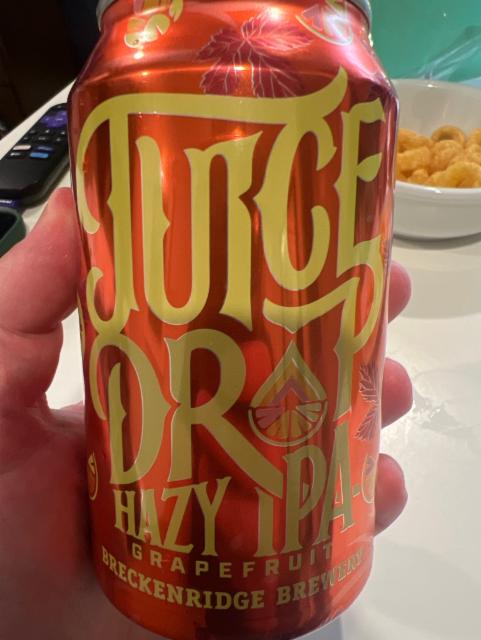 Juice Drop Hazy IPA Grapefruit 7.1%, Breckenridge Brewery (AB InBev), United States