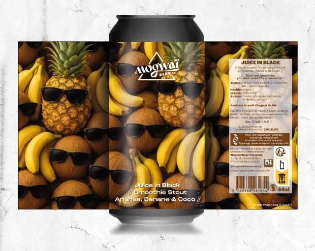 Juice In Black 4.5%, Mogwaï Beer Company, France