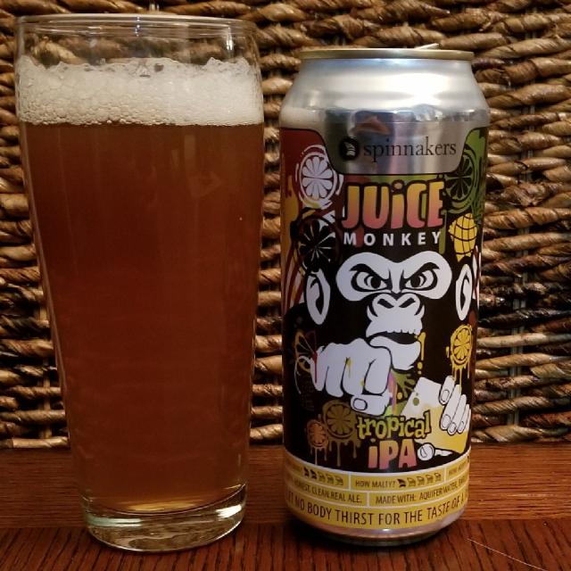 Juice Monkey Topical IPA 6.0%, Spinnakers Brewpub, Canada