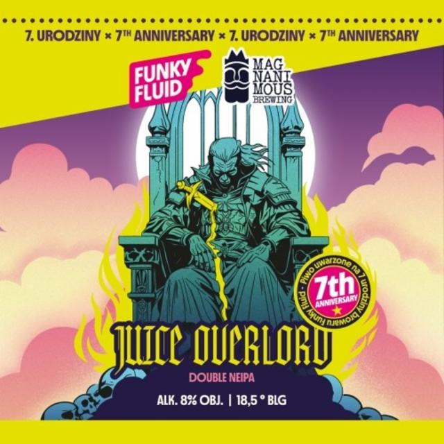 Juice Overlord 8.0%, Funky Fluid, Poland