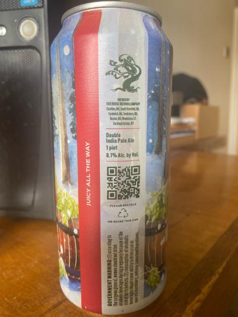 Juicy All The Way 8.1%, Tree House Brewing Company, United States