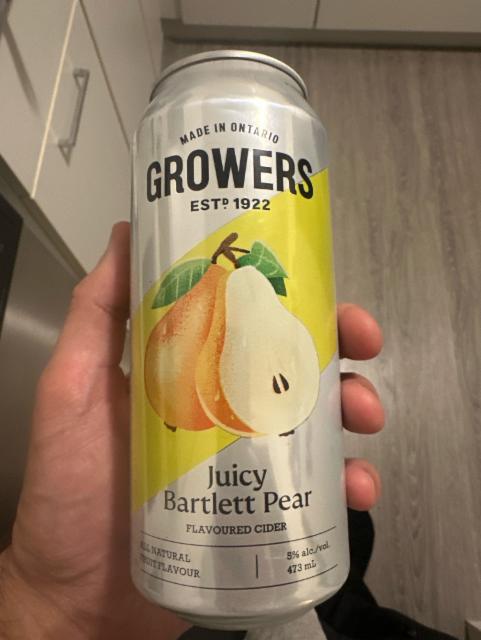 Juicy Bartlett Pear, Growers Cider Co