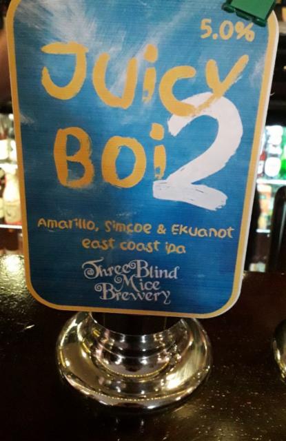 Juicy Boi 2 5.0%, Three Blind Mice Brewery, England