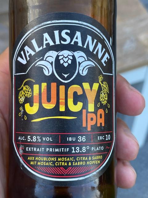 Juicy IPA 5.8%, Valaisanne (Feldschlösschen), Switzerland