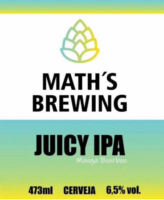 Juicy IPA Manga Bourbon 6.5%, Math's Brewing, Brazil