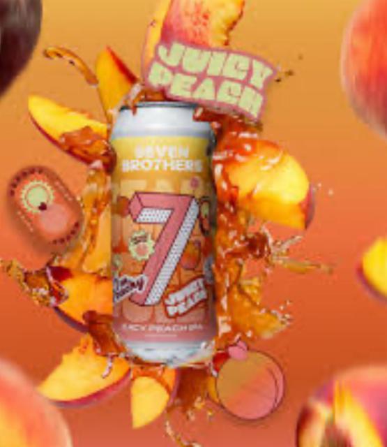 Juicy Peach 6.0%, Seven Bro7hers Brewing Co., England
