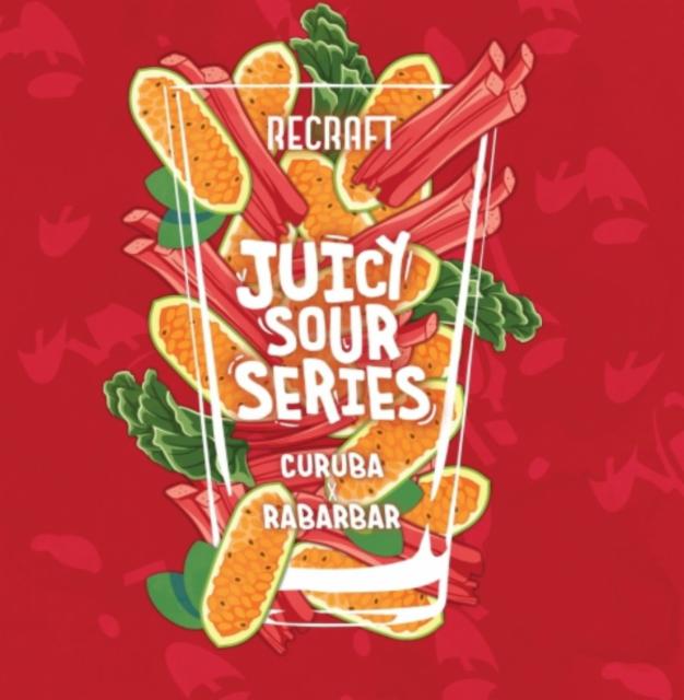 Juicy Sour Series: Curuba x Rabarbar 4.5%, Recraft, Poland