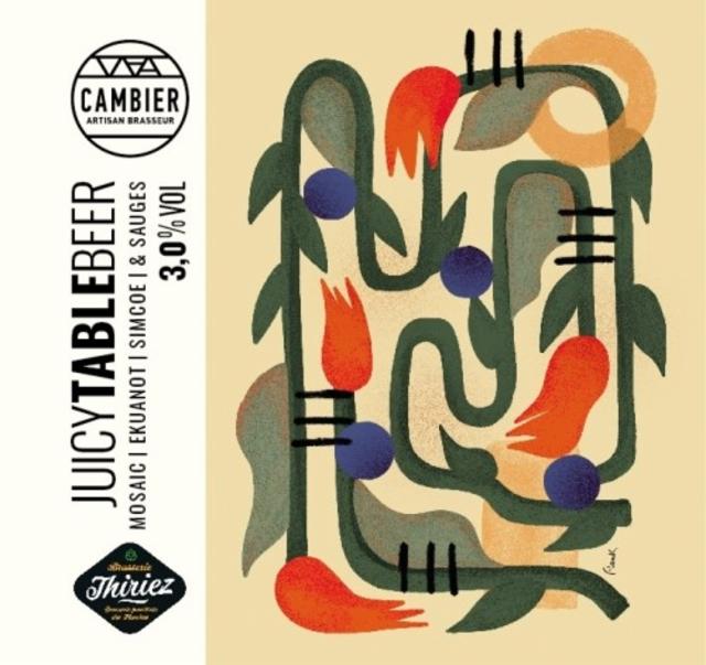 Juicy Table Beer 3.0%, Brasserie Thiriez, France