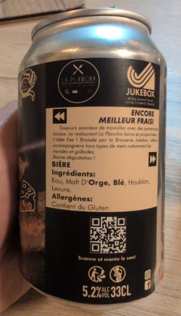 jukebox idee fixe 5.2%, Brasserie Jukebox, France