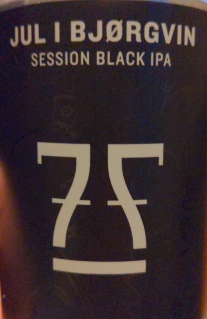 jul i bjørgvin session black ipa 4.7%, 7 Fjell Bryggeri, Norway