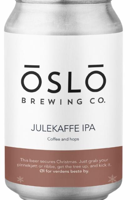 julekaffe ipa 4.7%, Oslo Brewing Company, Norway