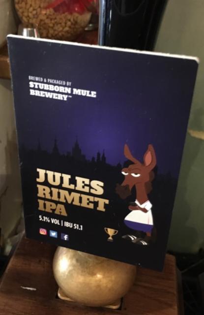 Jules Rimet IPA 5.1%, Stubborn Mule Brewery, England