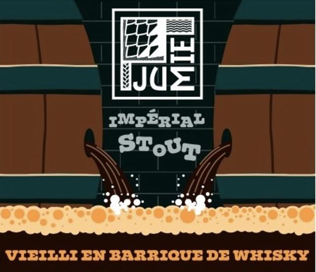 Jumie Impérial Stout Whisky BA 12.8%, Brasserie Jumie, France