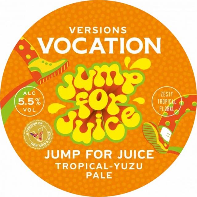 Jump For Juice Tropical Yuzu Pale 5.5%, Vocation Brewery, England
