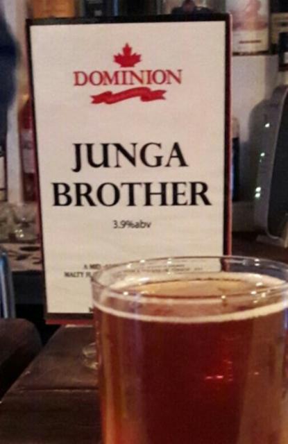 Junga Brother 3.9%, Dominion Brewery Company Ltd, England