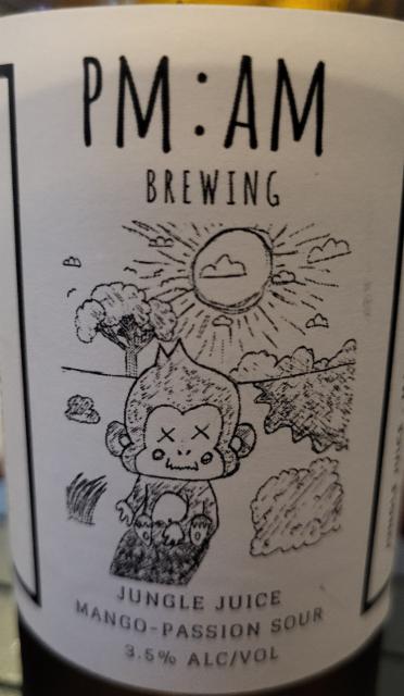 Jungle Juice Mango-Passion Sour 3.5%, PM:AM Brewing, Finland