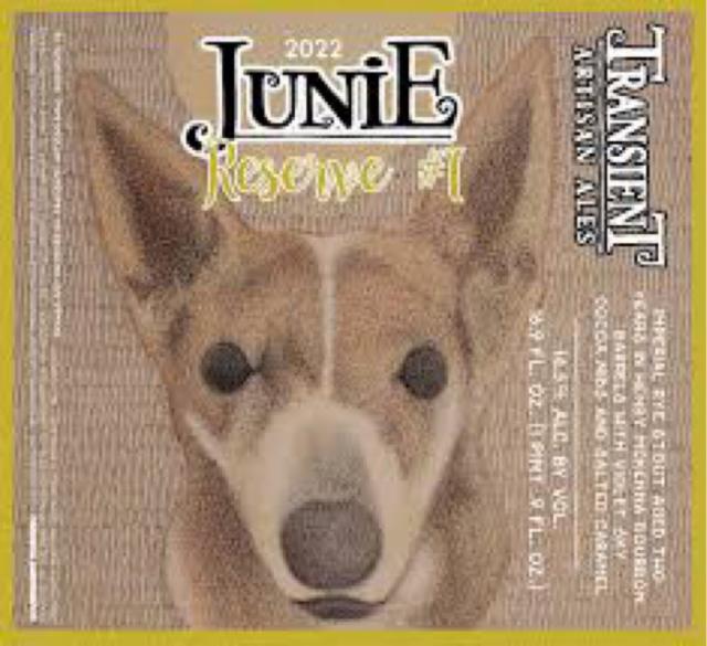 Junie Reserve #1 14.5%, Transient Artisan Ales, United States